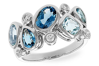 A292-23915: LDS RG 2.57 BLUE TOPAZ TW 2.75 TGW