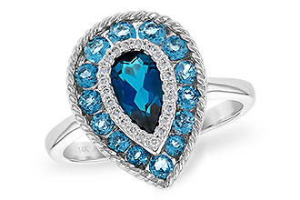 C208-58533: LDS RG 1.52 TW BLUE TOPAZ 1.60 TGW