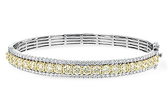 E207-66669: BANGLE 4.20 YELLOW DIAS 5.63 TW