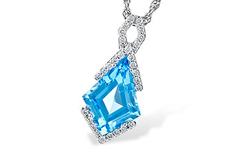 H291-29369: NECK 2.40 BLUE TOPAZ 2.53 TGW