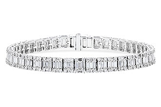 K292-20332: BRACELET 2.72 TW BAGUETTES 4.10 TW