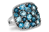 L205-86669: LDS RG 3.67 BLUE TOPAZ 3.94 TGW