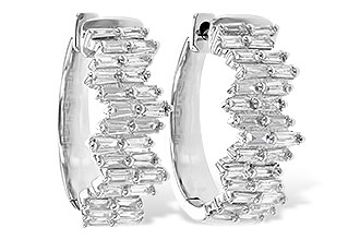 M208-59441: EARR .70 TW BAGUETTE DIAS